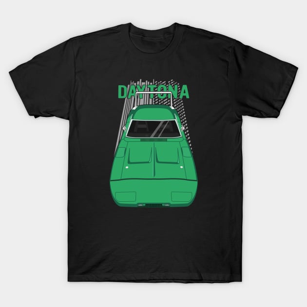 Dodge Charger Daytona 1969 - green T-Shirt by V8social